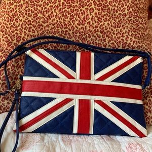 Leather Union Jack Laptop Case